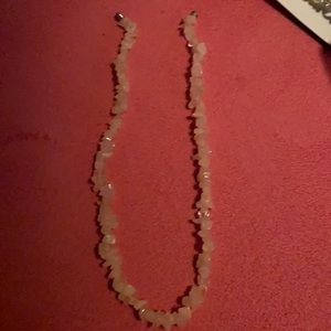 Rose quartz necklace